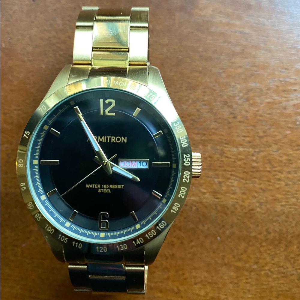 Armitron Gold Tone Watch